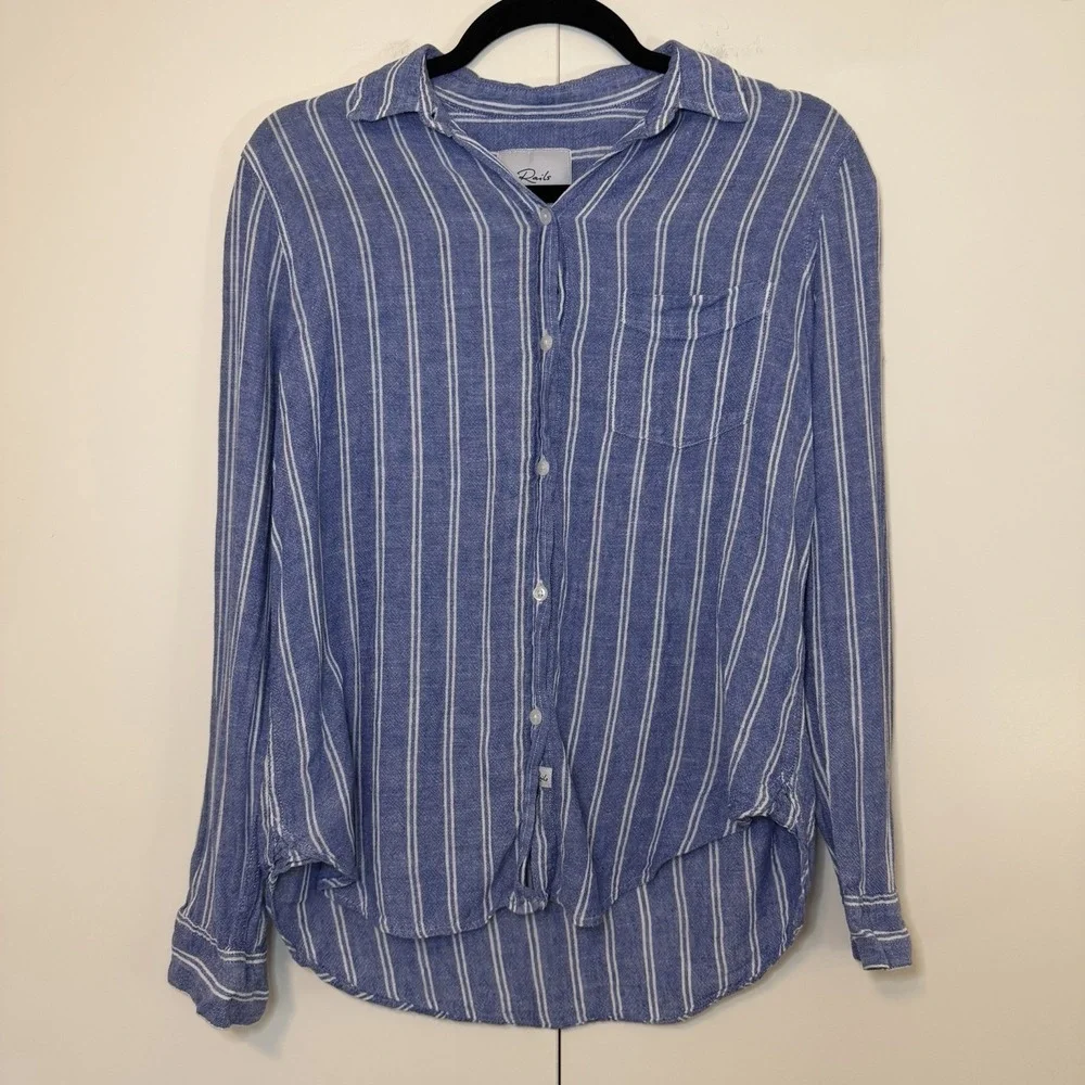 Rails Charli Striped Shirt Button Down - Picture 1 of 4